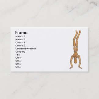 Handstandaard, Naam, Adres 1, Adres 2, Contact.. Visitekaartje