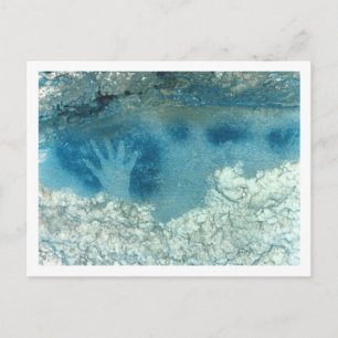 Handstencil, bovendeel van de Spotted Ho Briefkaart