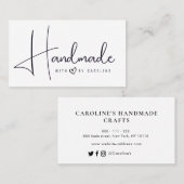 Handsvaartuig Visitekaartje (Voorkant / Achterkant)