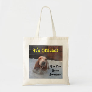 Handtas Basset Hound Snow Sweeper