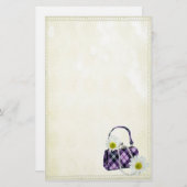 Handtas geluk briefpapier (Voorkant / Achterkant)