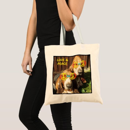 Handtas Liefde & Vrede (Voorkant (product))