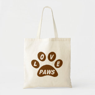 Handtas Love Paws on Paws Brown