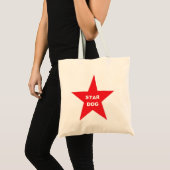 Handtas Star Dog op Red Star (Voorkant (product))