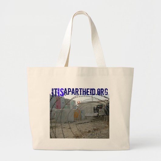 Handtas van itisApartheid.org (Voorkant)