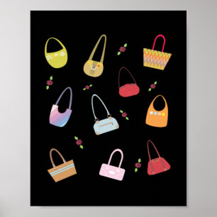 Handtassen Collectie Mode Poster