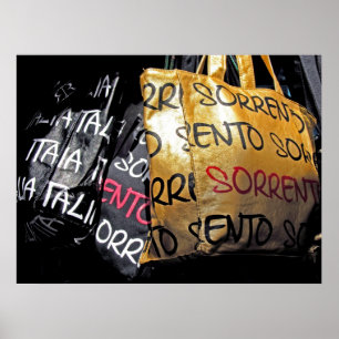 Handtassen in Sorrento, Italië Poster