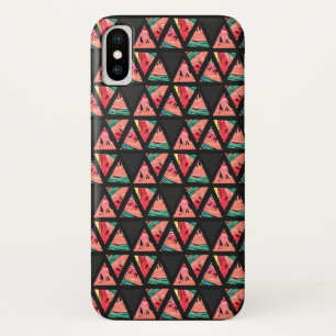 Handtekening Abstract watermeloenpatroon iPhone X Hoesje