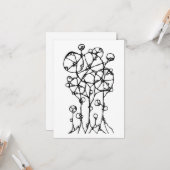 Handtekening - Abstracte structuurgroep 1 Kaart (Voorkant / Achterkant in situ)