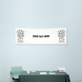 Handtekening - Abstracte structuurgroep 1 Spandoek (Beurs)