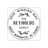 Handtekening  adres tweegigs 	rubberstempel (Afrduk)