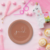 Handtekening Afstudeerder Script Papieren Bordje (Feest)