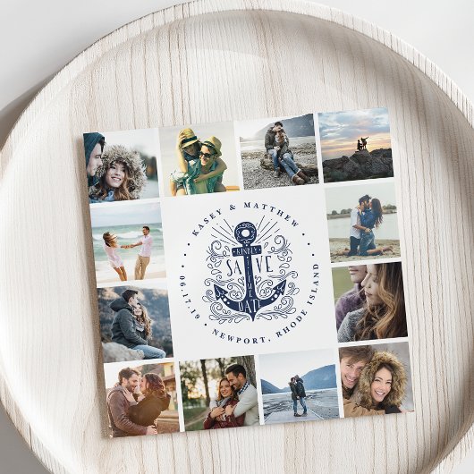 Handtekening Anchor | Foto Collage Save the Date