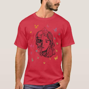 Handtekening Anime Skelita met Butterflies Premium T-shirt