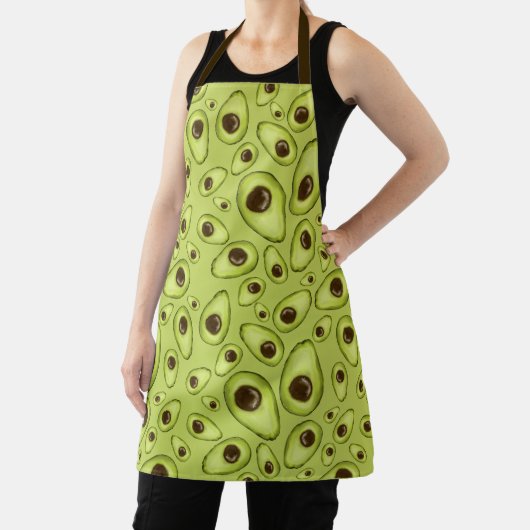 Handtekening Avocado Pattern ID376 Schort (Insitu)