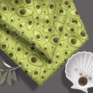 Handtekening Avocado Pattern ID376 Stof