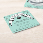 Handtekening: banner opslaan Onderzetter datum (Schuin)