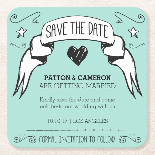 Handtekening: banner opslaan Onderzetter datum (Voorkant)