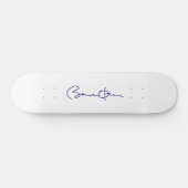 Handtekening Barack Obama Skateboard (Horizontaal)