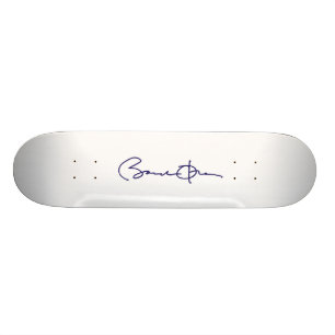 Handtekening Barack Obama Skateboard