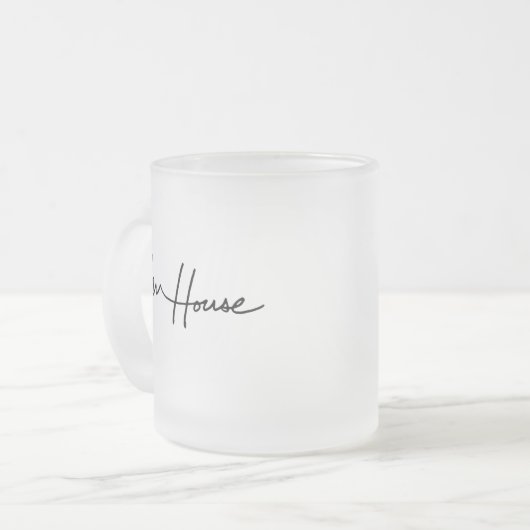 Handtekening Bevestigde Mok (Voorkant links)