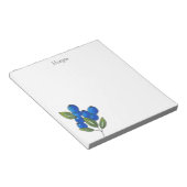 Handtekening Blauwbes Notitieblok (Schuin)