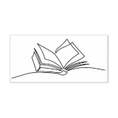 Handtekening boekpagina open rubberstempel (Afrduk)