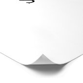 handtekening bruiloft gastboek oneindige hartkleur poster (Hoek)