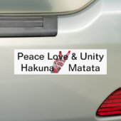Handtekening Bumpersticker (Op auto)