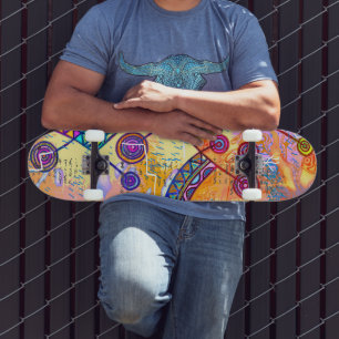 Handtekening door EDDArt - Dream-schaal 1 Skateboard