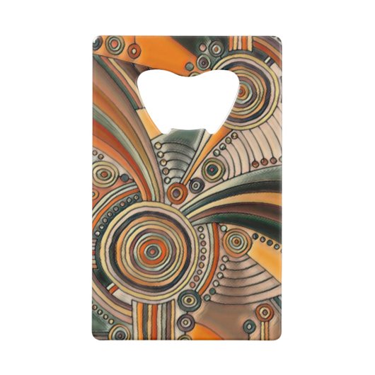 Handtekening EDDArt - Gedachtechten 1 Kredietkaart Flessenopener (Achterkant)