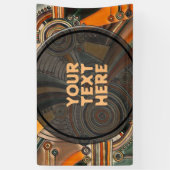 Handtekening EDDArt - Gedachtechten 1 Spandoek (Verticaal)