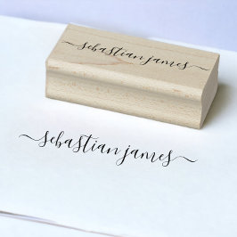 Handtekening Elegant gepersonaliseerd Rubberstempel