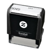 Handtekening en datum Custom Self-Inking Stamp Zelfinktende Stempel (Product)