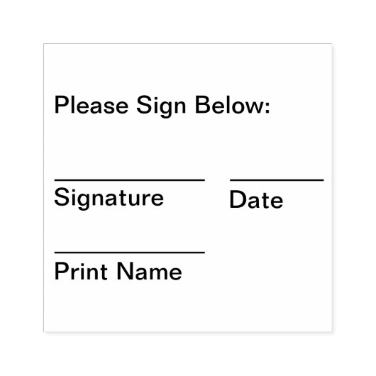 Handtekening en datum rubberstempel (Afrduk)