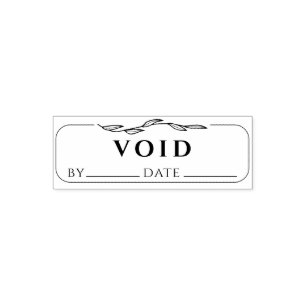 Handtekening en datum van VOID Business Bookeping Zelfinktende Stempel