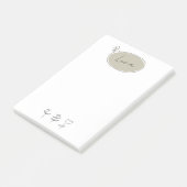 Handtekening Gedroogde Post-it® notes Sjabloon (Schuin)