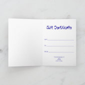 Handtekening gemaakt door EDDArt - Blah Blah Blah  Kaart (Binnen)