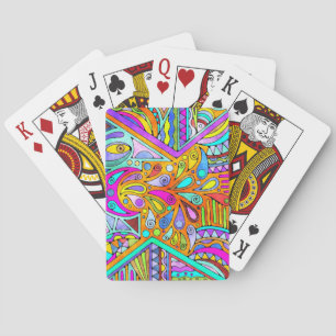 Handtekening gemaakt door EDDArt - Blah Blah Blah Pokerkaarten
