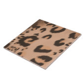 Handtekening getextureerde luipspafdruk tegeltje (Zijkant)