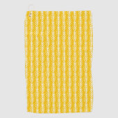 Handtekening Gold Wheat Patroon Golfhanddoek (Voorkant)