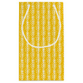 Handtekening Gold Wheat Patroon Klein Cadeauzakje (Achterkant)