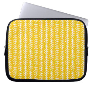 Handtekening Gold Wheat Patroon Laptop Sleeve