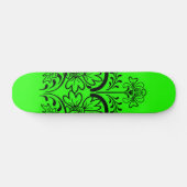 Handtekening Groene Seth Gebrandschilderde Custom  Skateboard (Horizontaal)