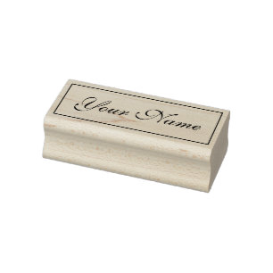 Handtekening Handgeschreven Aangepaste Naam Tekst Rubberstempel