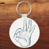 Handtekening  handteken sleutelhanger (Voorkant)