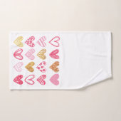 Handtekening Heart Pattern ID470 Bad Handdoek (Handdoek)