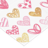 Handtekening Heart Pattern ID470 Korte Tafelloper (Hoek)