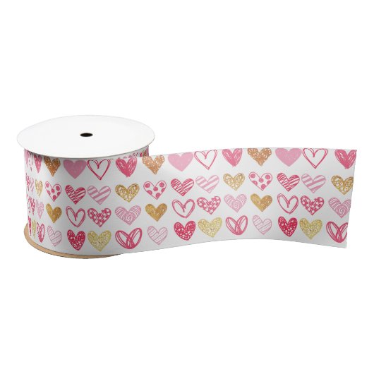 Handtekening Heart Pattern ID470 Lint (Spoel)