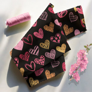 Handtekening Heart Pattern ID470 Stof